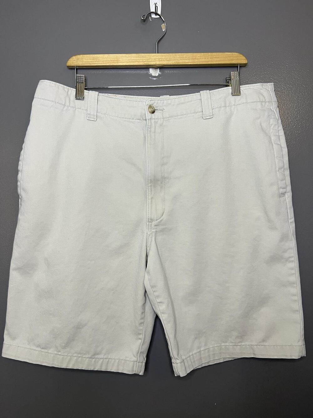 Timberland Stratham Issue Shorts Mens 38 Beige Chino Canvas Casual Summer
